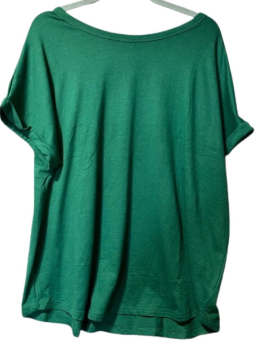 LADIES GREEN TSHIRT SIZE XXL